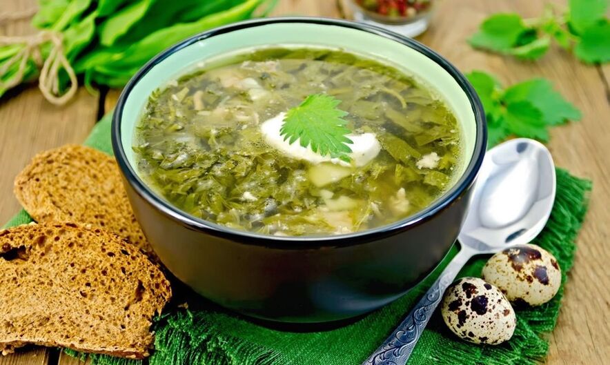 sup hijau untuk diet malas